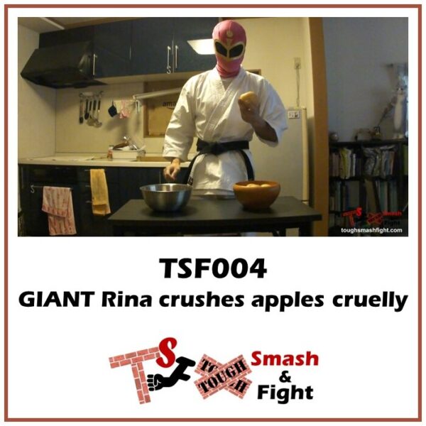 TSF004　GIANT Rina crushes apples cruelly